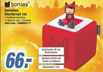 Expert Tonies Toniebox Starterset Rot Angebot