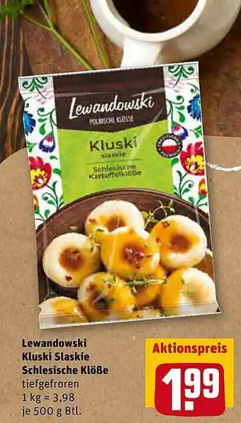 REWE Lewandowski Kluski Slaskie Schlesische Klöße Angebot