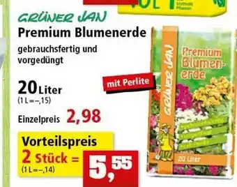 Thomas Philipps Grüner Jan Premium Blumenerde Angebot