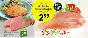 CITTI Markt Bio Frisches Putenschnitzel Angebot