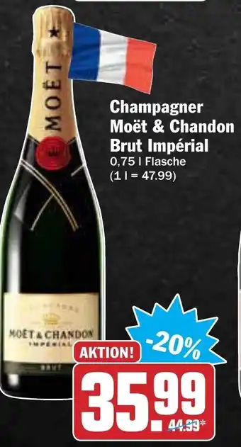 AEZ Champagne Moët & Chandon Brut Impérial 0,75L Angebot