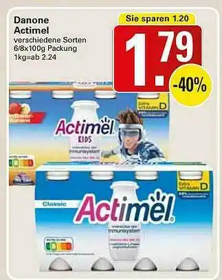 WEZ Danone Actimel Angebot