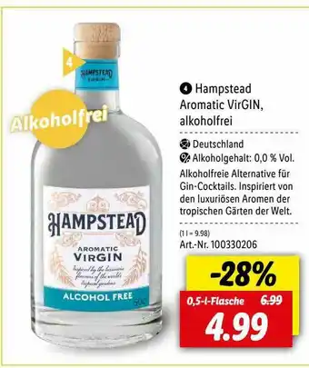 Lidl Hampstead Aromatic Virgin Alkoholfrei Angebot