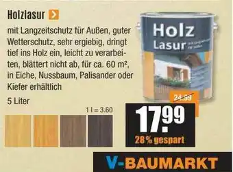 V Baumarkt Holzlasur Angebot