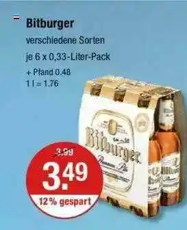 V Markt Bitburger Verschiedene Sorten Angebot