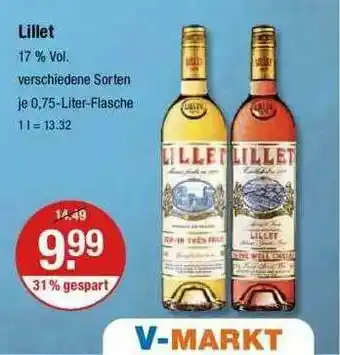 V Markt Lillet Verschiedene Sorten Angebot