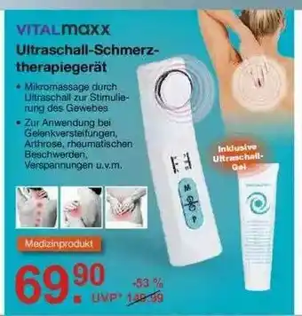 V Markt Vitalmaxx Ultraschall-schmerz-therapiegerät Angebot