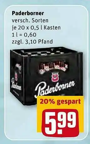 REWE Paderborner Angebot