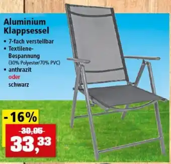 Thomas Philipps Aluminium Klappsessel Angebot