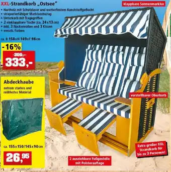 Thomas Philipps XXL-Strandkorb Ostsee Angebot