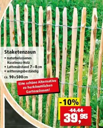 Thomas Philipps Staketenzaun 90*500 Angebot