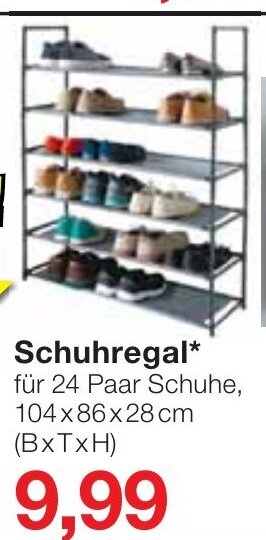 Jawoll Schuhregal Angebot