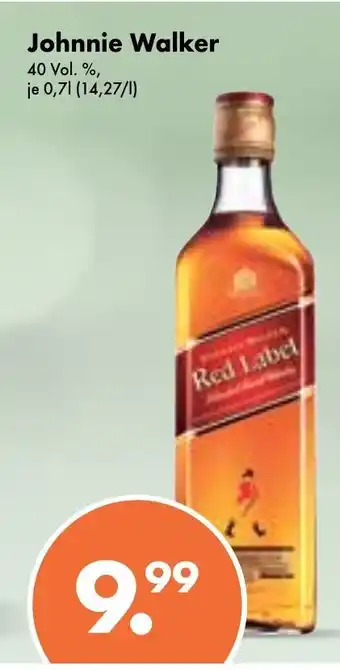 Trink und Spare Johnny Walker Red Label 700ml Angebot