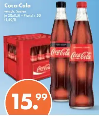 Trink und Spare Coca Cola 20*500ml Angebot