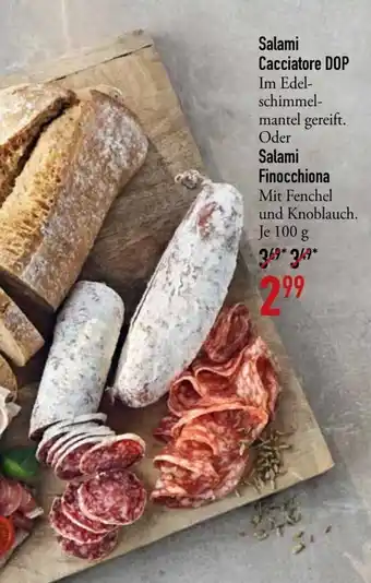 Galeria Markthalle Salami Cacciatore DOP 100 g Angebot