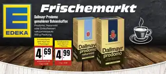 Edeka Frischemarkt Dallmayr Prodomo gemahlener Bohnenkaffee 1 packung Angebot