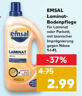 Kaufland Emsal Laminat-Bodenpflege 1-l-Fl. Angebot