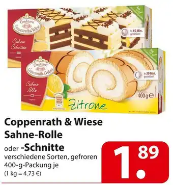 Famila Nord Ost Coppenrath & wiese sahne-rolle oder -schnitte Angebot