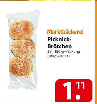 Famila Nord Ost Marktbäckerei picknick-brötchen Angebot