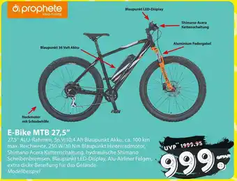 Famila Nord Ost Prophete e-bike mtb 27,5” Angebot