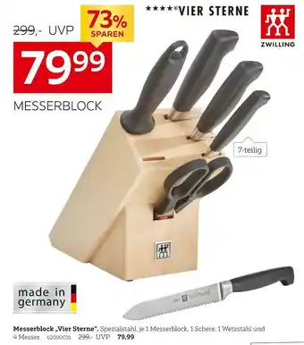 XXXLutz Zwilling messerblock „vier sterne“ Angebot