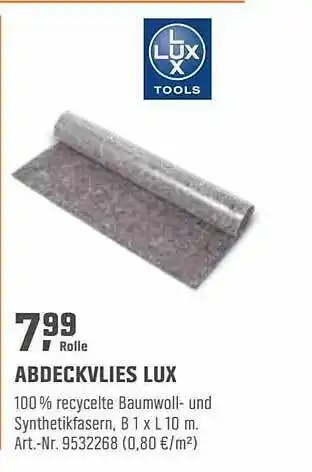 OBI Abdeckvlies Lux Angebot