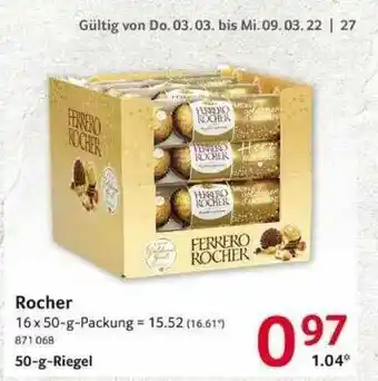 Selgros Rocher Angebot