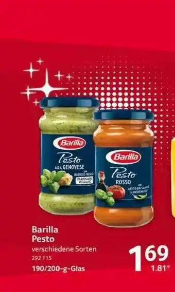 Selgros Barilla Pesto Angebot