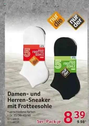 Selgros Damen- Und Herren-sneaker Mit Frotteesohle Angebot