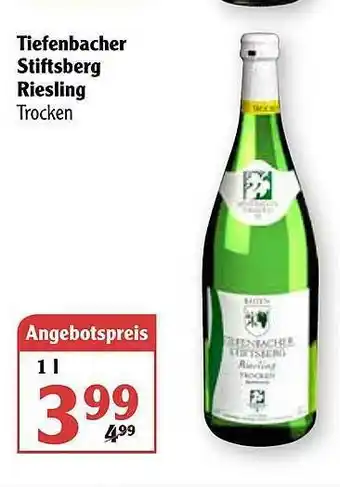 Globus Tiefenbacher Stiffsberg Riesling Angebot