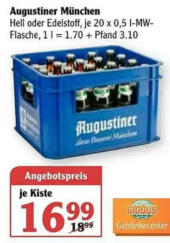 Globus Augustiner München Angebot