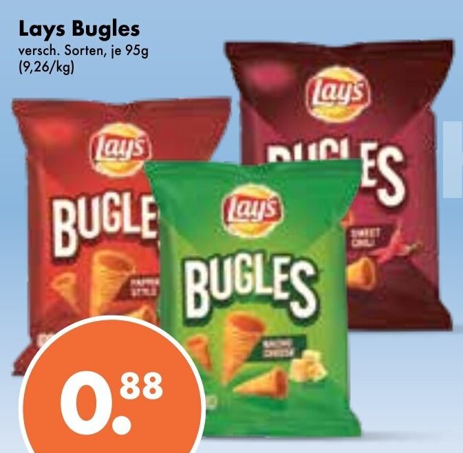 Lays Bugles 95g Angebot bei Trink und Spare
