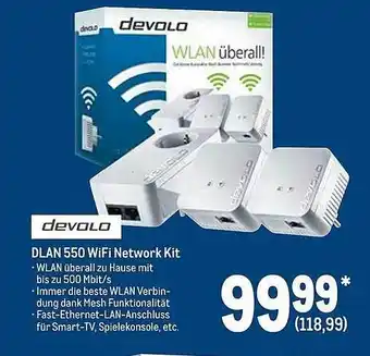 METRO Devolo Dlan 550 Wifi Network Kit Angebot