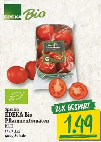 NP Discount Edeka Bio Pflaumentomaten 400g Schale Angebot