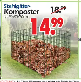 Wreesmann Stahlgitter-Komposter 90 x 90 x 70 cm Angebot