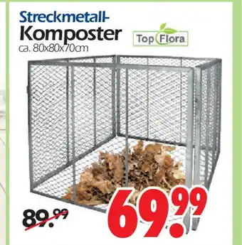 Wreesmann Streckmetall-Komposter 80 x 80 x 70 cm Angebot