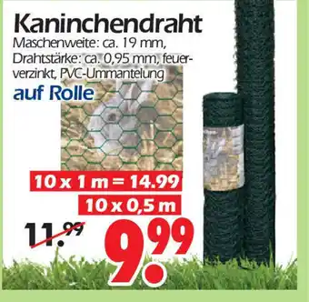 Wreesmann Kaninchendraht auf Rolle 10 x 0,5 m Angebot