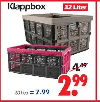 Wreesmann Klappbox 32 liter Angebot