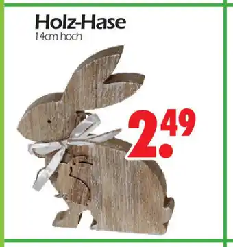 Wreesmann Holz-Hase 14 cm Angebot