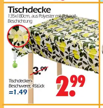 Wreesmann Tischdecke 135 x 180 cm Angebot