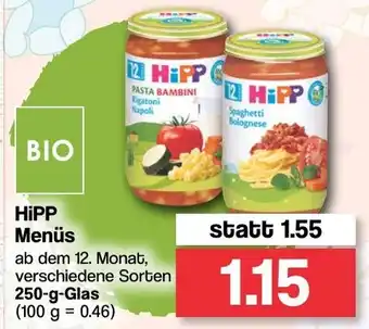 Famila Nord West Hipp Menüs 250g Glas Angebot