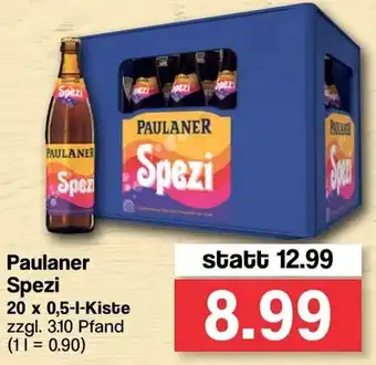 Famila Nord West Paulaner Spezi 20x0,5L Kiste Angebot