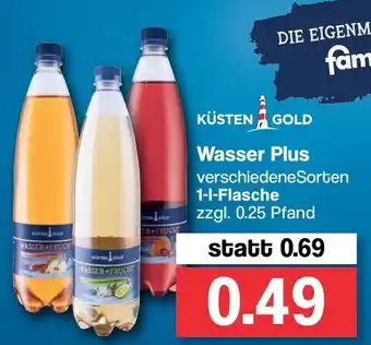 Famila Nord West Küsten Gold Wasser Plus 1L Flasche Angebot