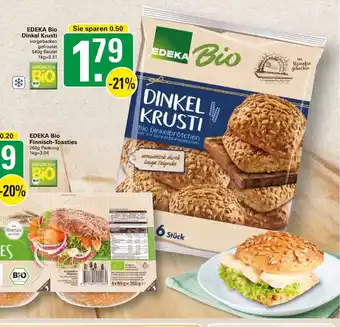 WEZ Edeka Bio Dinkel Krusti 540 g Angebot