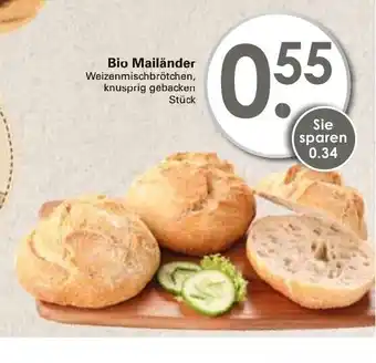 WEZ Bio Mailander Angebot