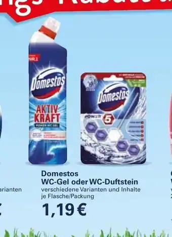 WEZ Domestos WC-Gel oder WC-Duftstein Angebot