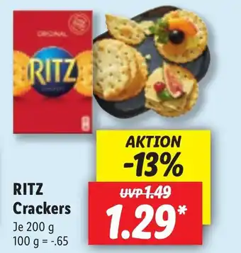 Lidl Ritz crackeres 200g Angebot