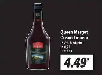 Lidl Quenn margot cream liqueur Angebot