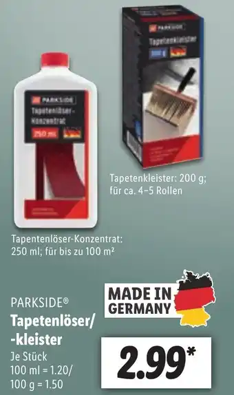 Lidl Tapentenloser/-kleister 100ml Angebot