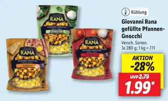 Lidl Giovanni rana gefullte pfannen-gnocchi 280g Angebot